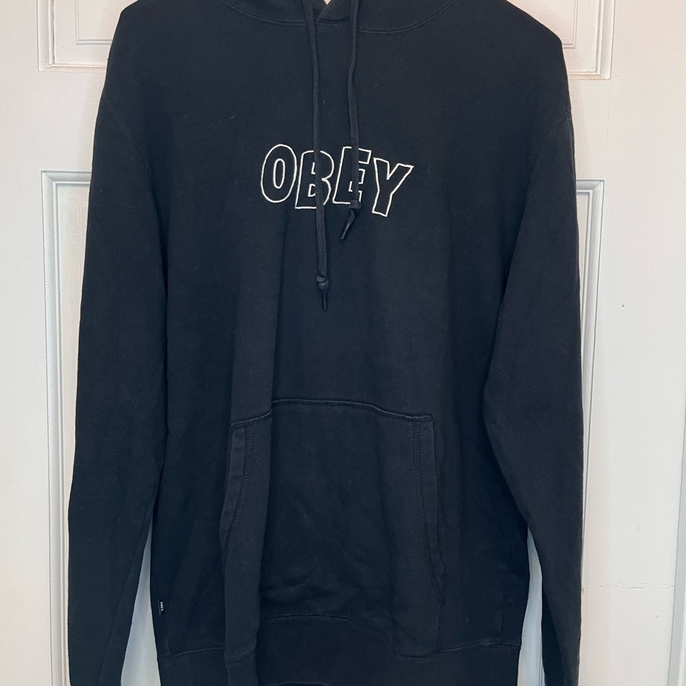 Obey Classic Black Hoodie